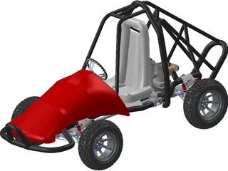 Buggy Dunes 3D Model preview