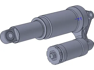 Shock Fox Racing Shox DHX 5 Air 3D Model preview
