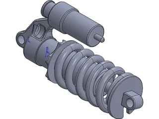 Fox Racing Shox DHX 5 3D Model preview