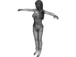 Female 3D Model preview