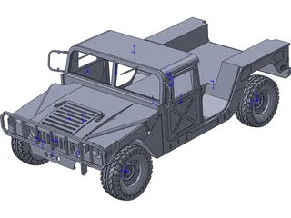 Hummer H2 3D Model preview
