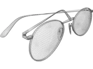 Glasses 3D Model preview