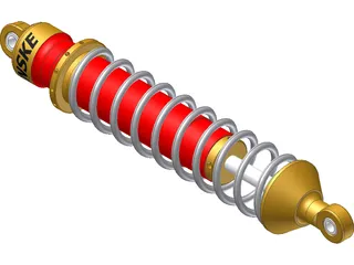 Shocks Penske 7500 Series 3D Model preview