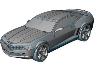 Chevrolet Camaro (2010) 3D Model preview