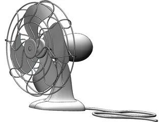 Old Fan 3D Model preview