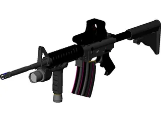 Colt M4 3D Model preview