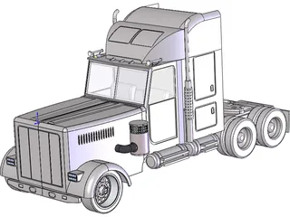 Truck 3D Model preview