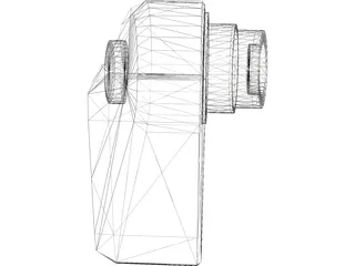 Sony Cyber-shot DSC P150 Camera 3D Model preview