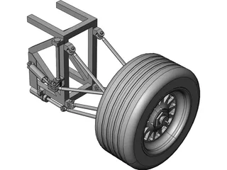 Suspension Car 3D Model preview