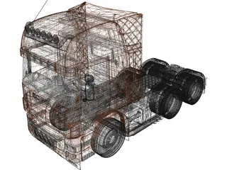 Scania R620 3D Model preview