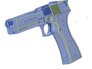 Beretta FS92 3D Model preview