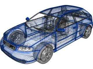 Audi A3 3D Model preview