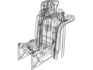 Ejection Seat 3D Model preview