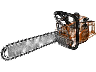 Chainsaw 3D Model preview