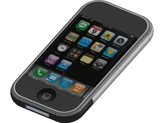 Apple iPhone 3 3D Model preview