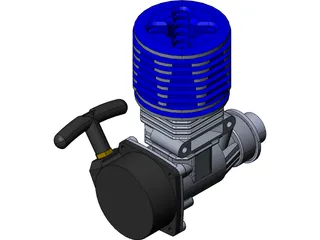 RC Engine 3D Model preview