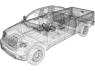 Toyota Tundra 3D Model preview