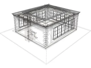 Pavilion 3D Model preview