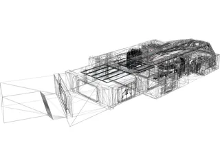 Star Wars ISD Bridge 3D Model preview