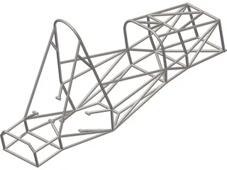 Chassis FSAE 3D Model preview