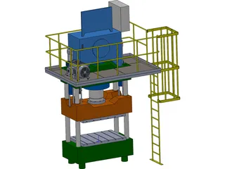 Press 600T 3D Model preview