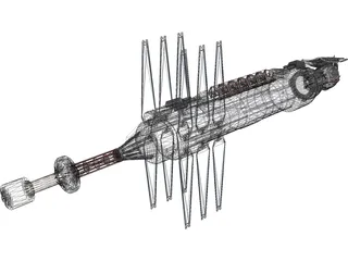 Babylon 5 Station 3D Model preview