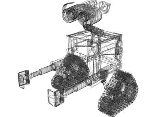 WALL-E 3D Model preview