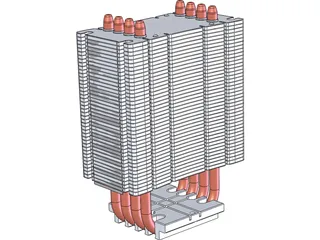 Xigmatek HDT-SD964 Cooler 3D Model preview