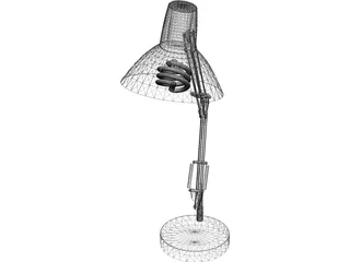 Helix Articulating Desk Lamp 3D Model preview