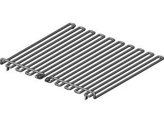 Piping Coil PE-2000x2000 3D Model preview