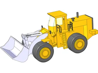 Front Loader 3D Model preview