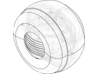 Gyroscope 3D Model preview
