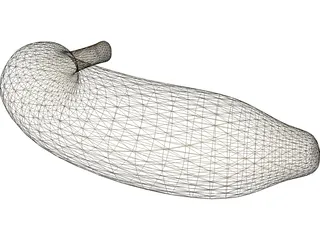 Banana 3D Model preview