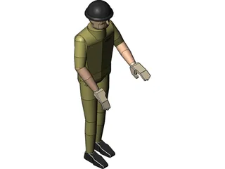 Human Operator 3D Model preview