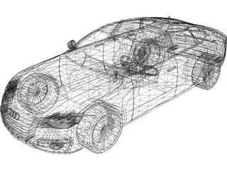 Audi A7 Sportback 3D Model preview
