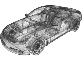 Infiniti G35 3D Model preview