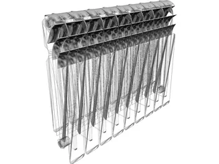 Heater Indoor 3D Model preview