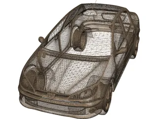 Peugeot 206 HDI Sedan 3D Model preview
