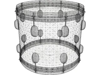 Drum 3D Model preview