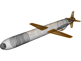 BGM-109 Tomahawk 3D Model preview