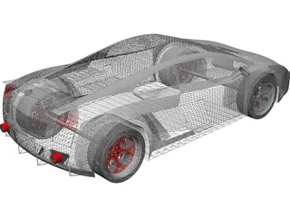 Lamborghini Gallardo 3D Model preview