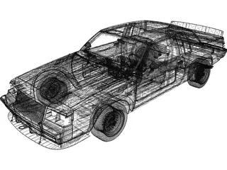 Buick Regal GNX (1987) 3D Model preview