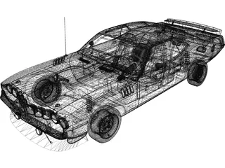 Chrysler Cuda 426 (1971) 3D Model preview