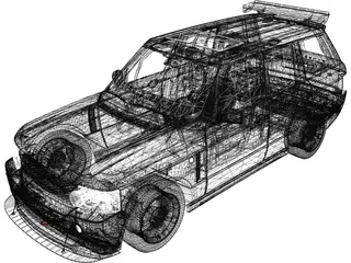 Range Rover Sport [Tuned] (2008) 3D Model preview