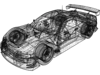 Nissan Skyline (2003) 3D Model preview