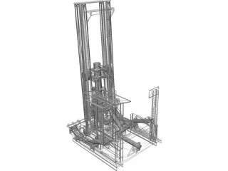 Mulhauser Muck Skip Tipper 3D Model preview