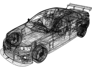 Holden HSV (2009) 3D Model preview