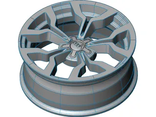 Wheel Audi R8 3D Model preview