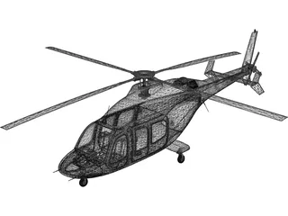 Bell 429 3D Model preview