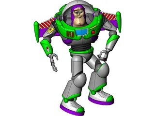 Buzz Lightyear 3D Model preview